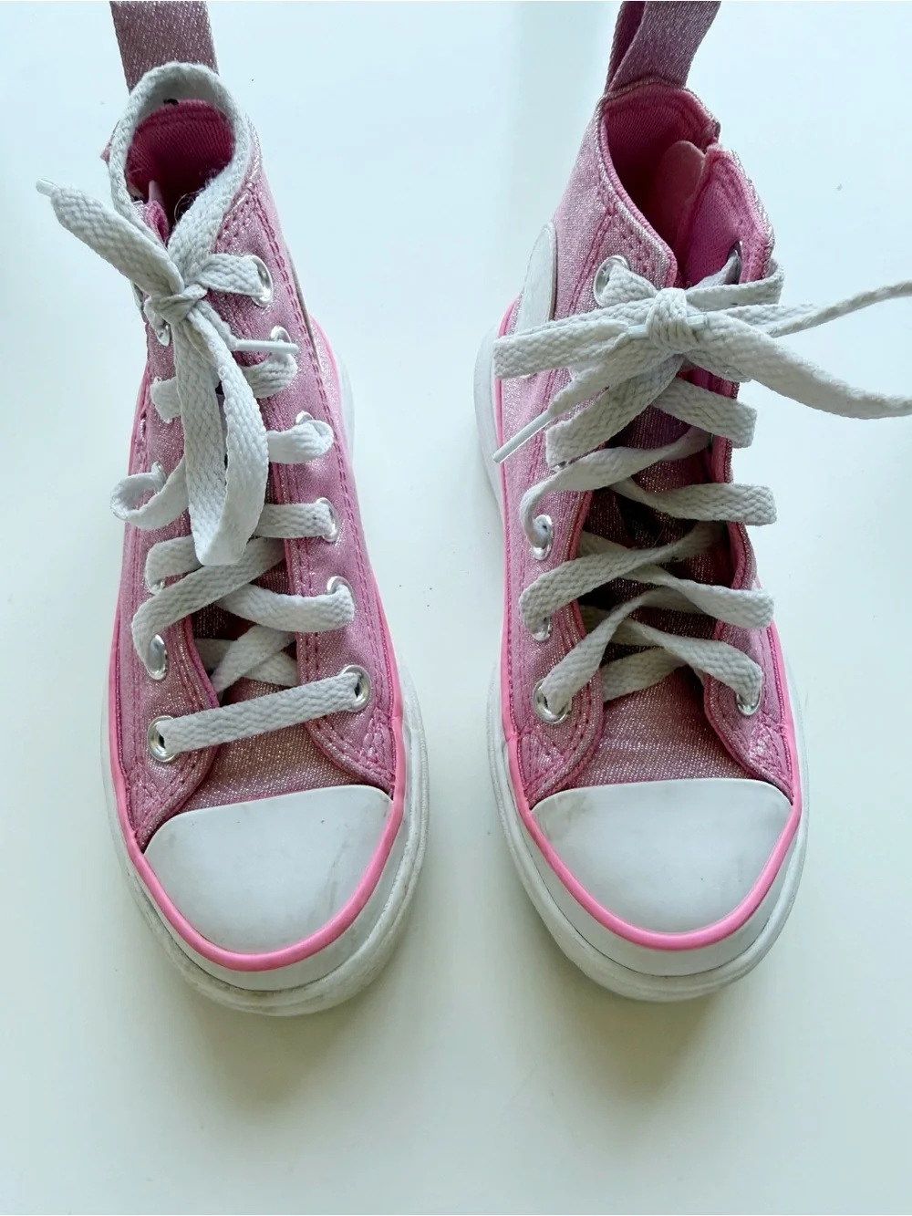 Converse Chuck Taylor All Star Lugged Lift Platform Sneakers Sz 11 Sparkle Pink